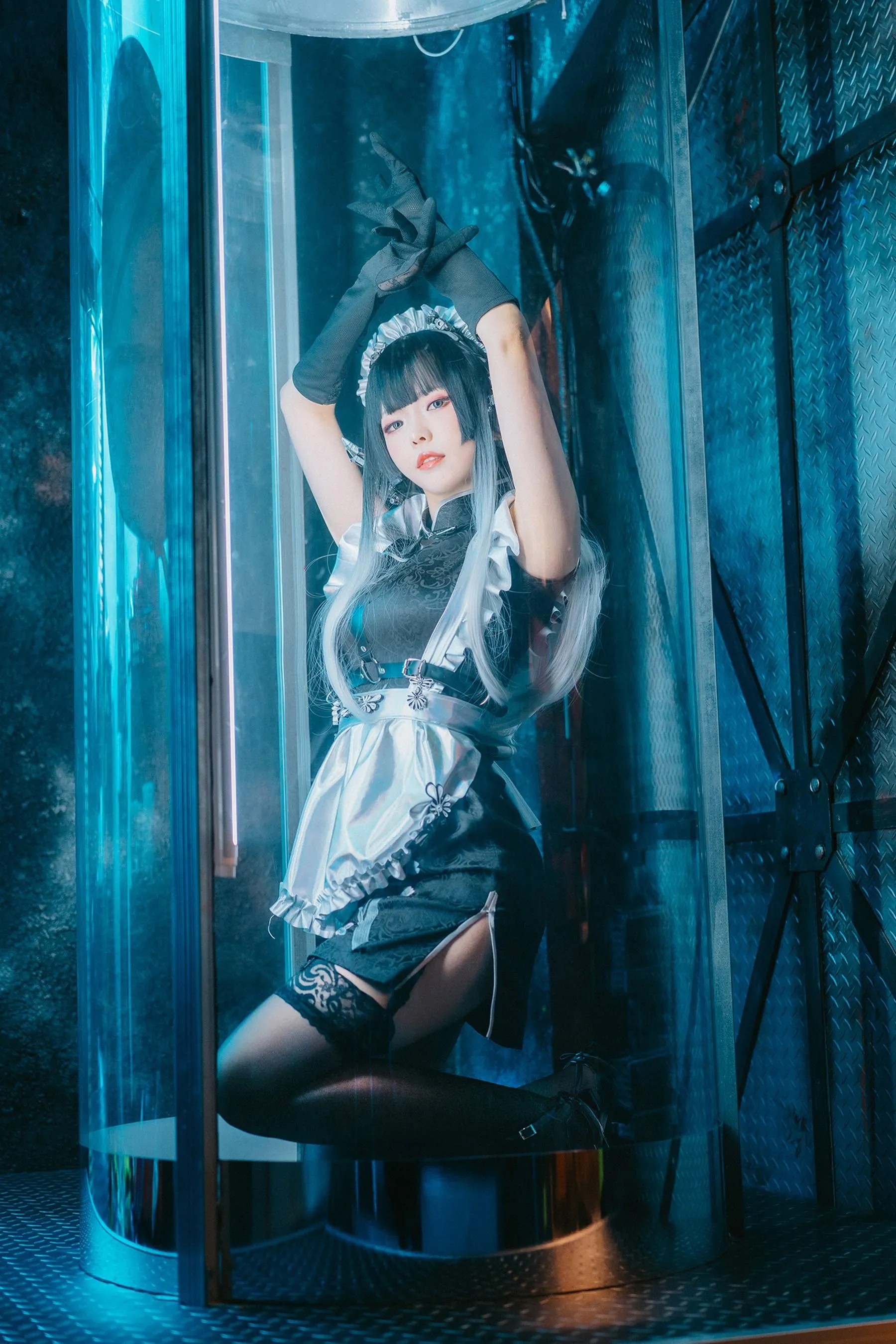 ElyEE子 – NO.117 賽博女僕 Melanite黑榴石 [31P]插图4